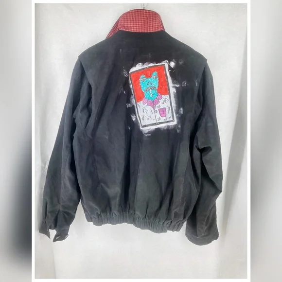 Urban Renewal Painted Upcycled Bomber Jacket - Picture 7 of 8